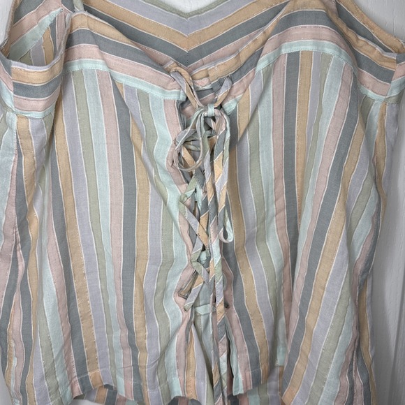 Spaghetti Strap Babydoll Cami Top | Pastel Boho Cottagecore - Picture 3 of 7